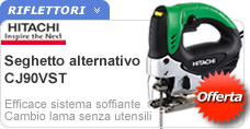 Seghetto alternativo elettrico Hitachi CJ90VST Seghetto alternativo elettrico Hitachi CJ90VST