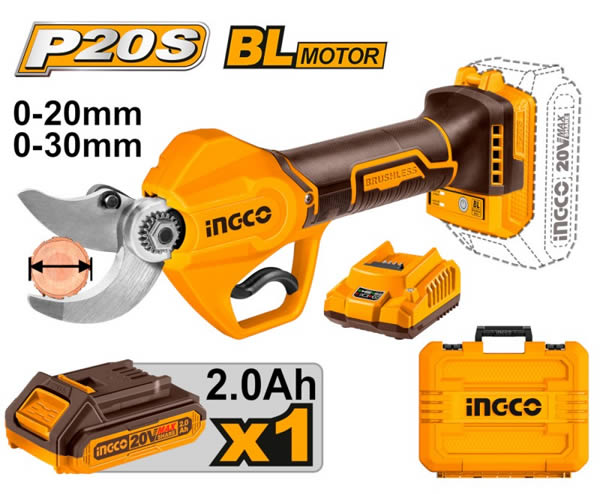 Kit forbici potatuta batteria INGCO