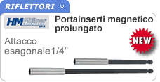 Portainserti prolungato attacco 1/4 Cacciavite a cricco porta inserti