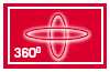 Raggio laser visibile a 360&deg;