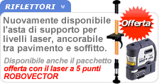 Offerta livello laser con asta FL600