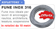 Fune commerciale Inox 316
