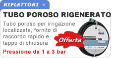 Tubo poroso PVC rigenerato irrigazione 15m